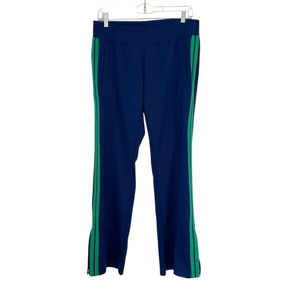 Y2K Revival Retro Nike The Athletic Dept Blue/Green Striped Track Pants Size M - Picture 1 of 8